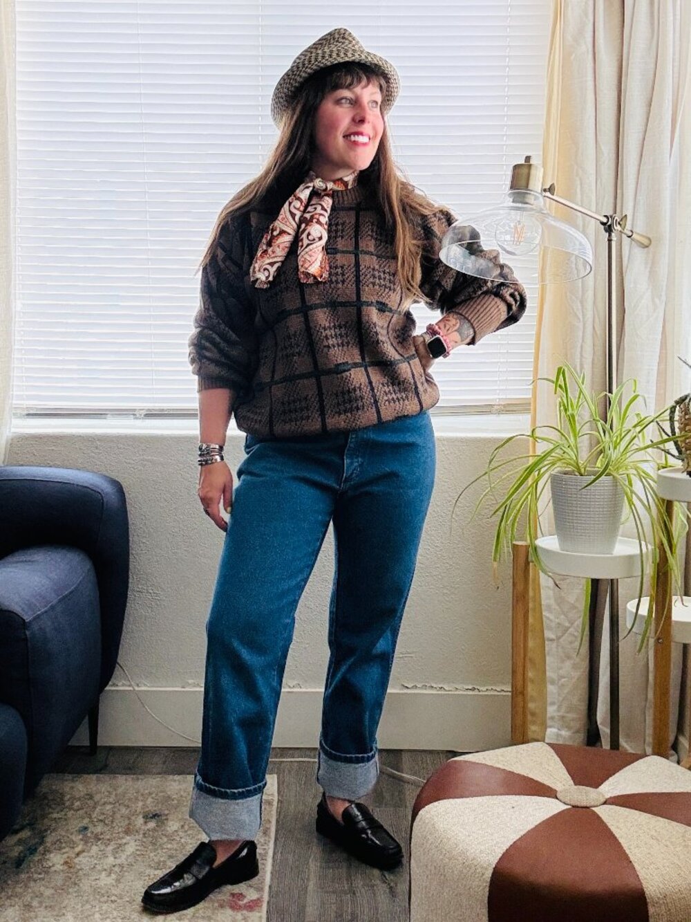 Vintage 90s Rustler High Waist Straight Leg Denim Blue Jeans | Size 31 X 30 - Picture 3 of 12